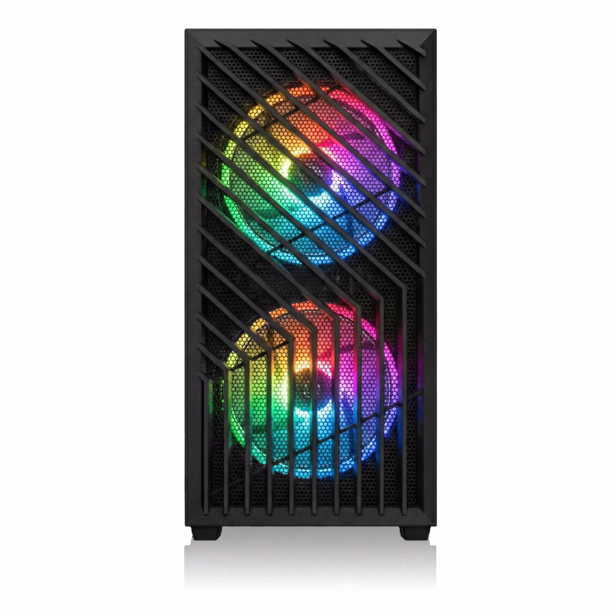 Front obudowy komputera AERO z wentylacją i podświetleniem