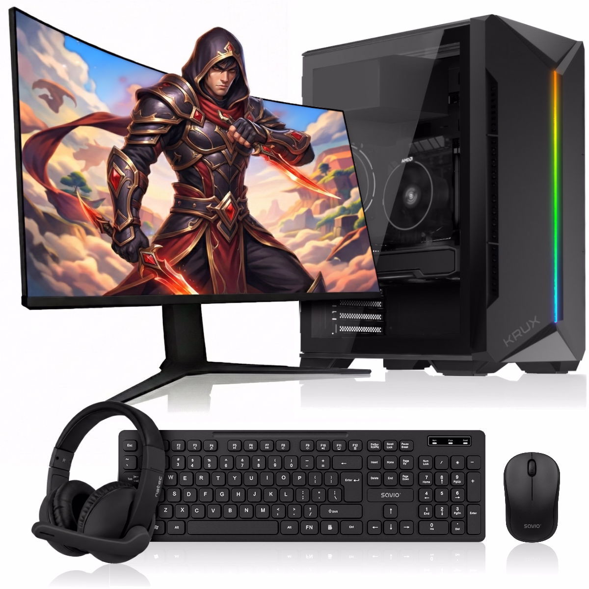 Zestaw komputerowy AERO z dedykowaną kartą graficzną GeForce