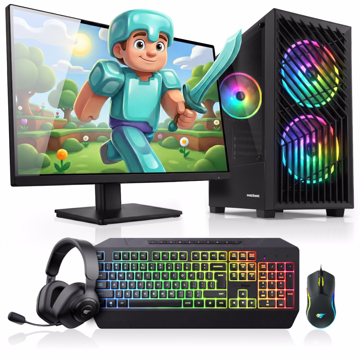 Zestaw komputerowy AERO z grafiką Vega gotowy do grania i nauki