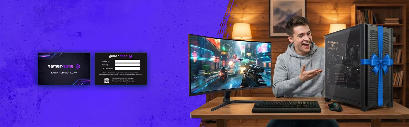 Karta podarunkowa Gamer-Zone – prezent na komputer gamingowy dla gracza