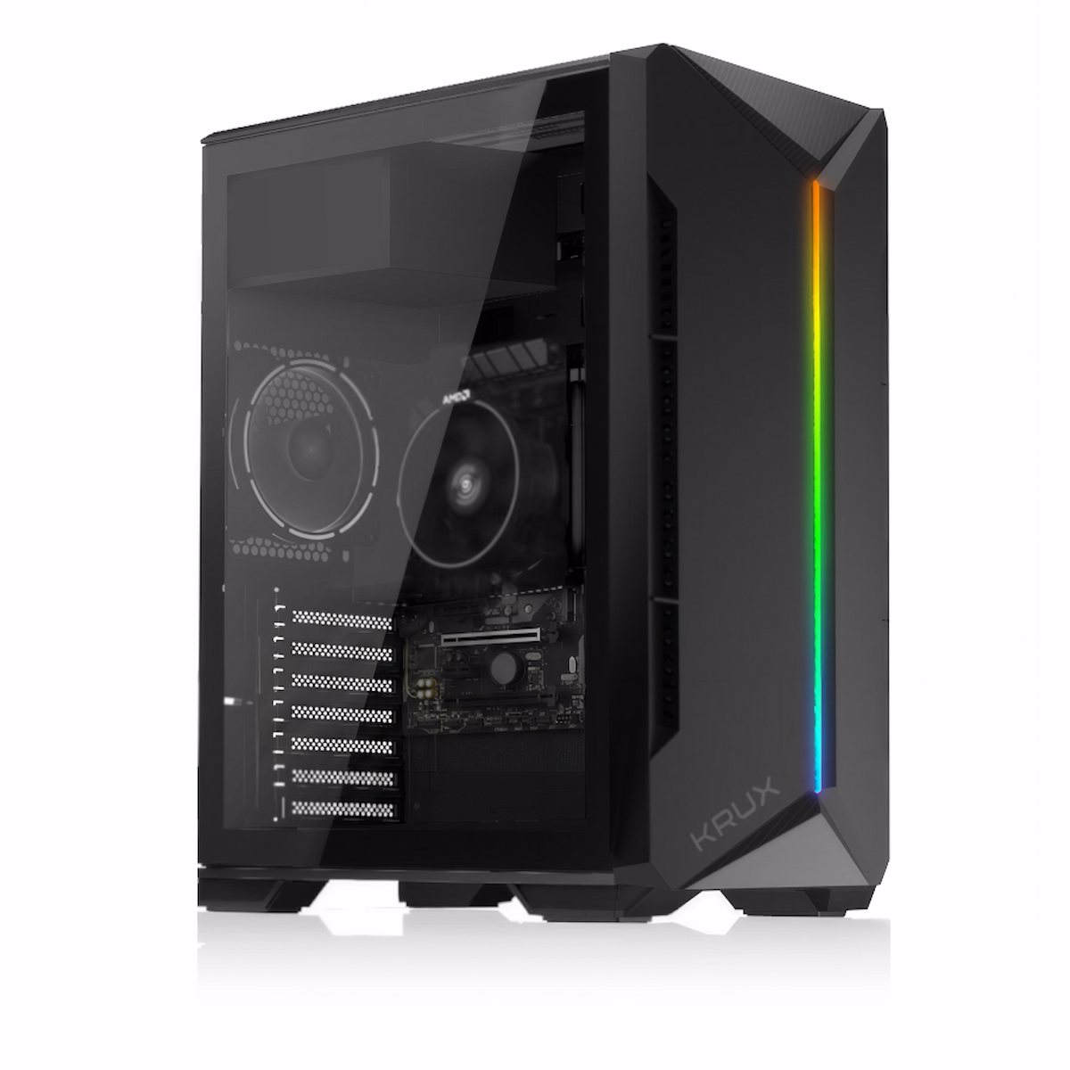 Wnętrze komputera AERO z procesorem AMD Ryzen i grafiką zintegrowaną Vega