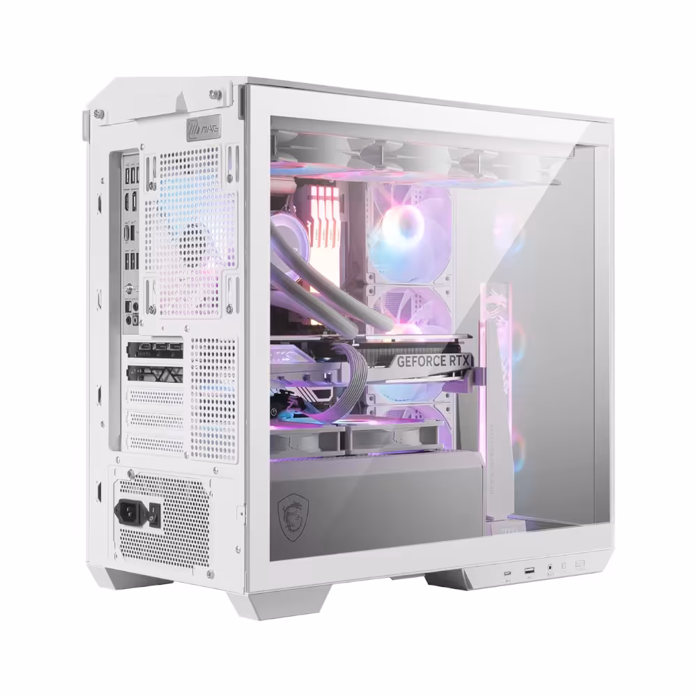 Nowoczesna obudowa komputera PHANTOM z podświetleniem RGB