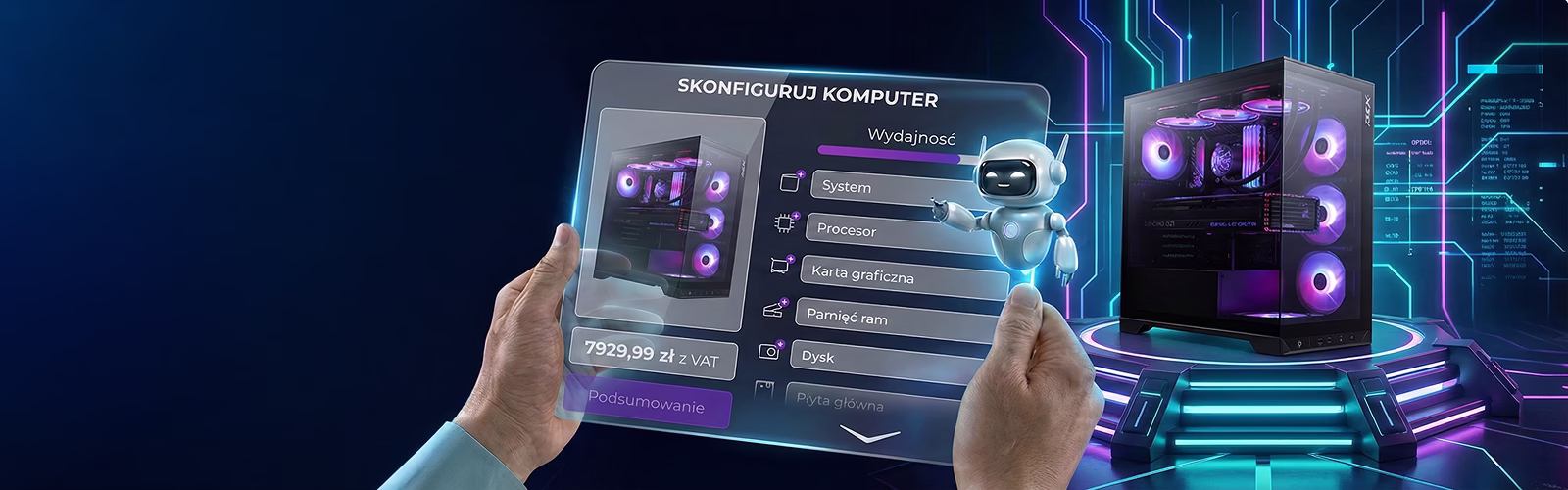 Konfigurator komputerów – samodzielna konfiguracja wydajnego komputera do gier i pracy