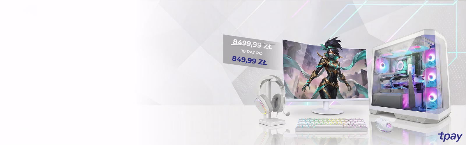 Raty 0% z tpay – kup komputer gamingowy teraz i zapłać później bez dodatkowych kosztów