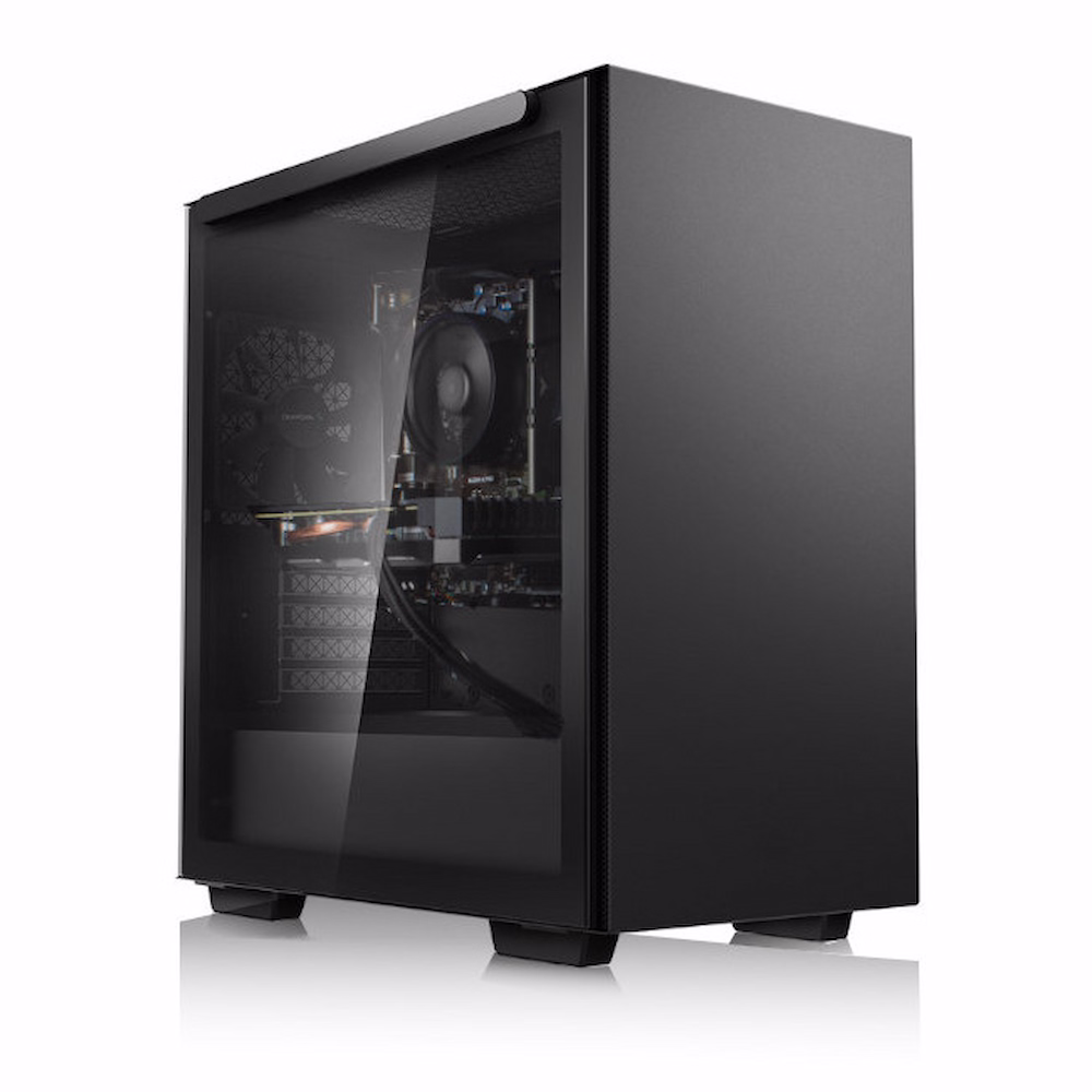 Komputer SHADOW z procesorem AMD Ryzen i kartą Radeon przygotowany do gier