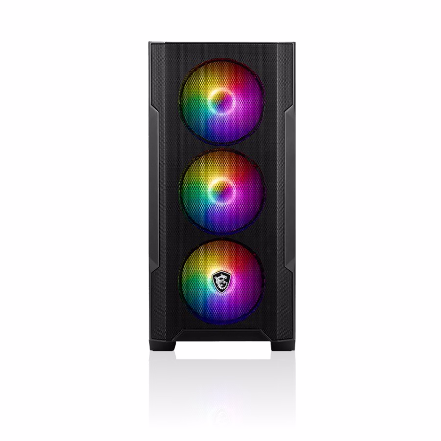 Czarny komputer XEN przygotowany do grania