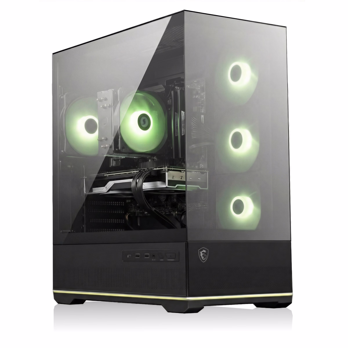 Komputer EVO z procesorem AMD Ryzen i kartą GeForce przygotowany do grania