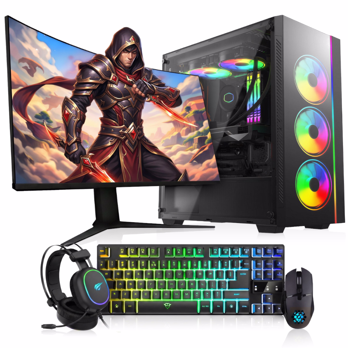 Zestaw komputerowy przeznaczony do grania i codziennej pracy